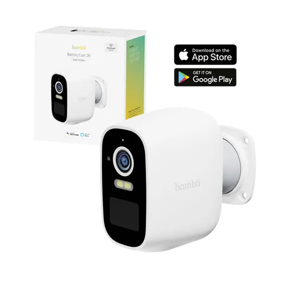 Hombli Battery Cam 2K Wit