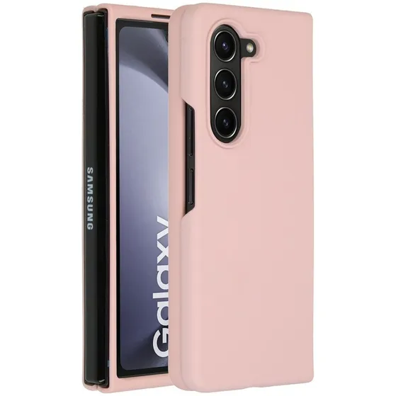 Accezz Liquid Silicone Backcover Samsung Galaxy Z Fold 5 Roze