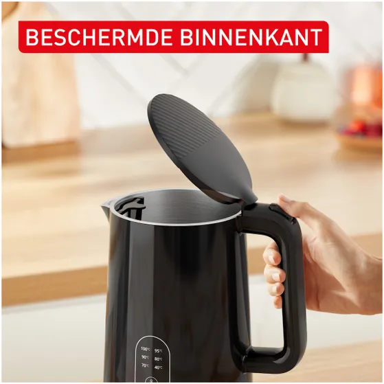 Tefal KO6518 Thermo Protect Zwart