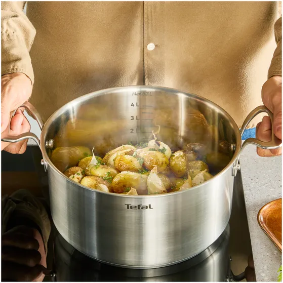 Tefal Set 5-delig (hoge kookpan 22 steelpan 18 kookpan 16/20/24)