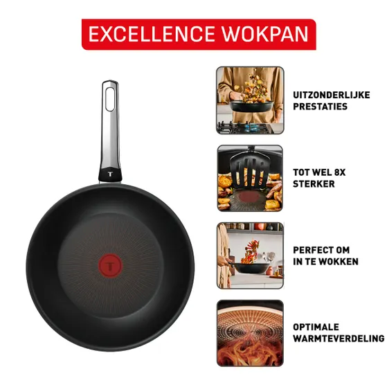 Tefal G32019 Excellence Wokpan 28 cm