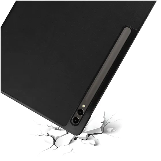 Accezz Trifold Bookcase Samsung Galaxy Tab S9 Ultra Zwart