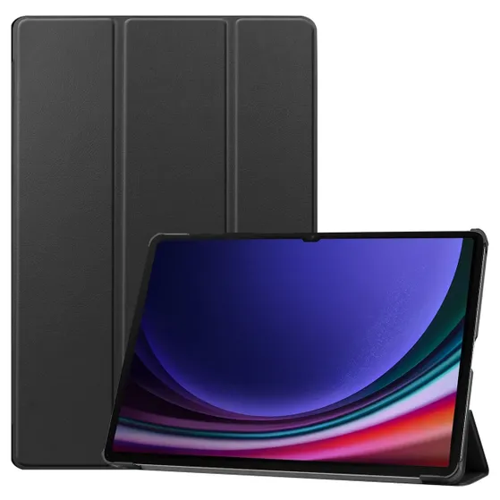 Accezz Trifold Bookcase Samsung Galaxy Tab S9 Plus Zwart