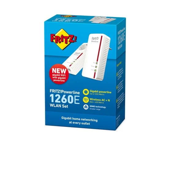 AVM FRITZ!Powerline 1260E WLAN Set Wit