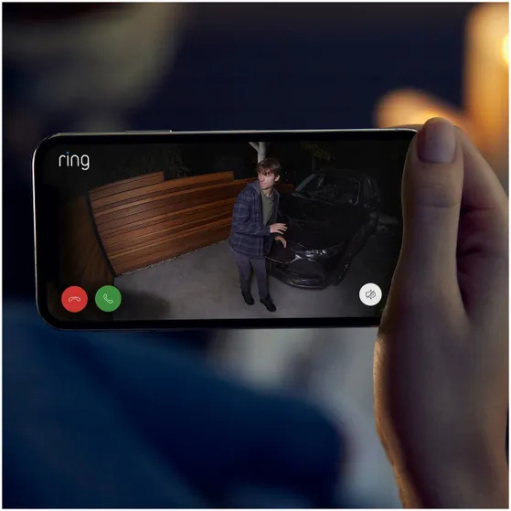 Ring Spotlight Cam Plus Battery Zwart