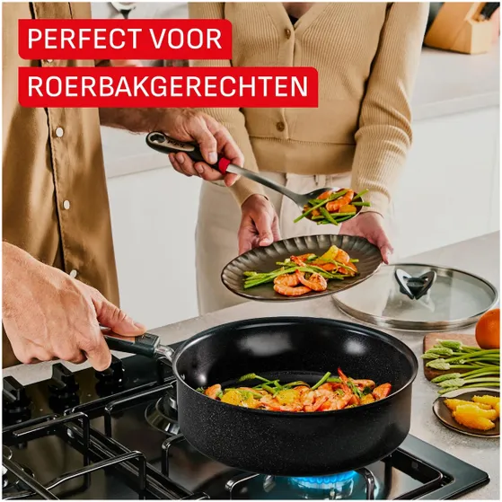 Tefal Hapjespan 24 cm + deksel