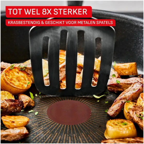 Tefal G32032 Excellence Hapjespan 24 cm + deksel