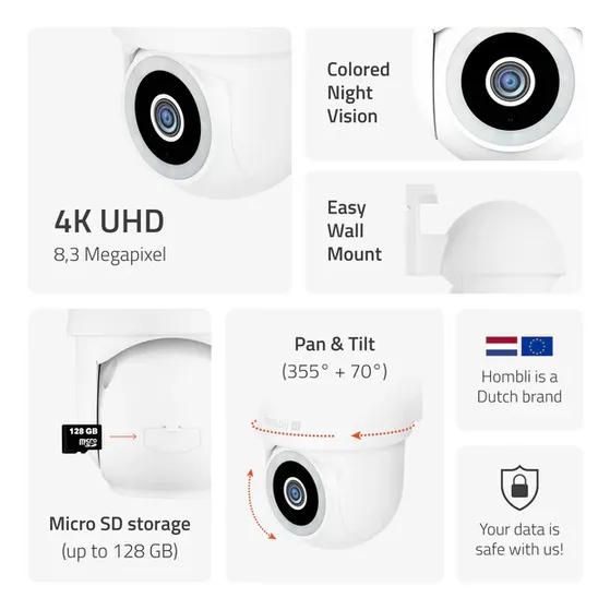 Hombli Pan & Tilt Cam 4K