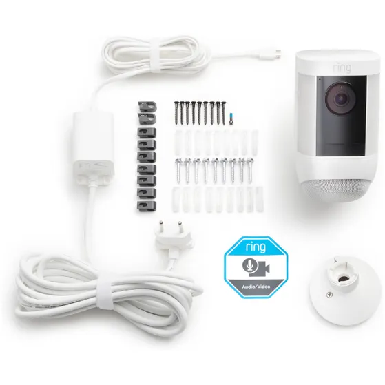 Ring Spotlight Cam Pro, Plug-in EU Wit