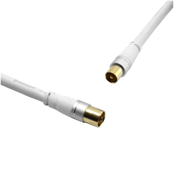 Oehlbach SL ANTENNA CABLE 1,0 M Wit