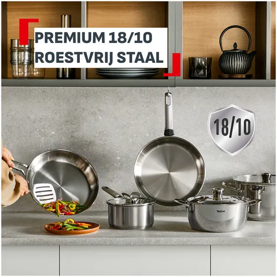 Tefal G76206 Extreme Uncoated Koekenpan 28 cm