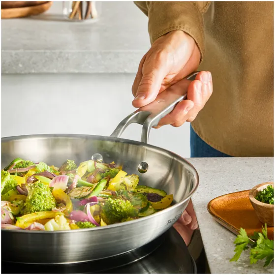Tefal G76206 Extreme Uncoated Koekenpan 28 cm