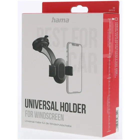 Hama Universele smartphone houder Move, met zuignap