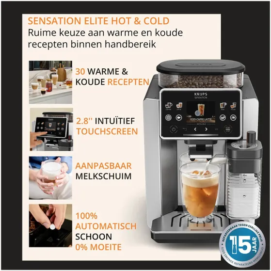 Krups EA918G Sensation Elite Aluminium