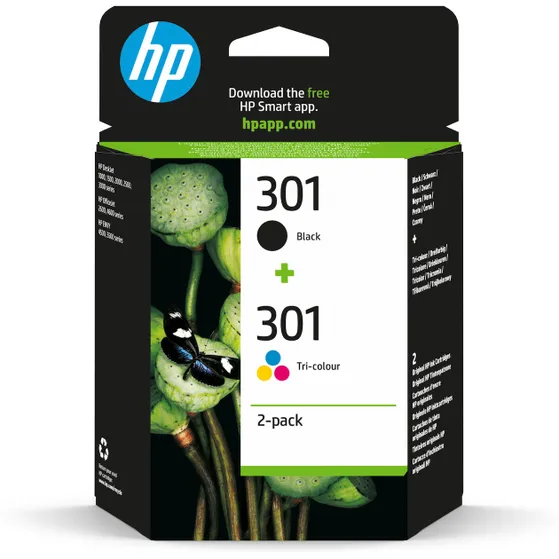 HP 301 Cartridges Combo Pack Multi-color