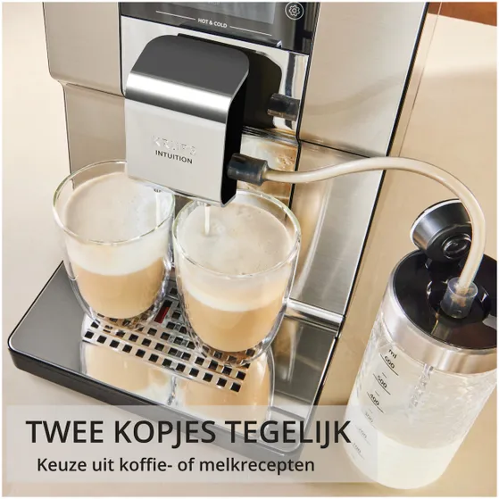 Krups Intuition Experience+ Hot & Cold Zilver