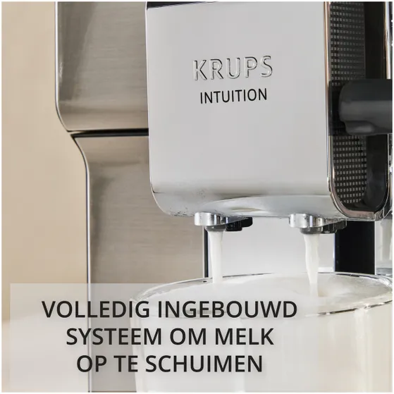 Krups Intuition Experience+ Hot & Cold Zilver