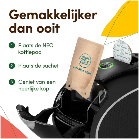 Krups Dolce Gusto NEO YY5678 Latte Zwart