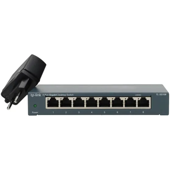 TP-Link TL-SG108 8-Port 10/100/1000Mbps Desktop Switch