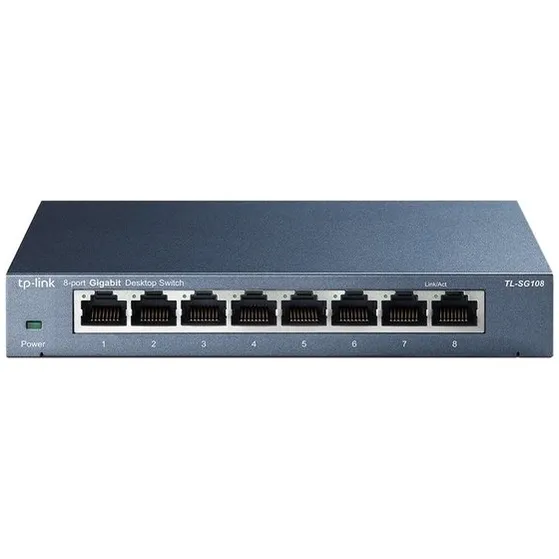 TP-Link TL-SG108 8-Port 10/100/1000Mbps Desktop Switch