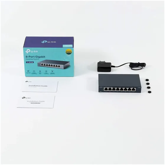 TP-Link TL-SG108 8-Port 10/100/1000Mbps Desktop Switch