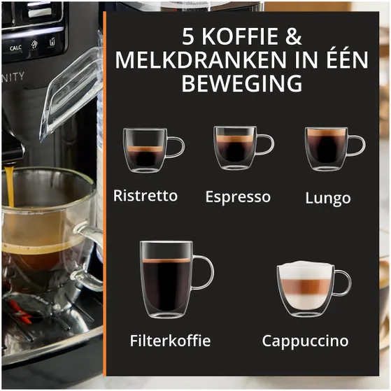 Krups Serenity Milk Zwart