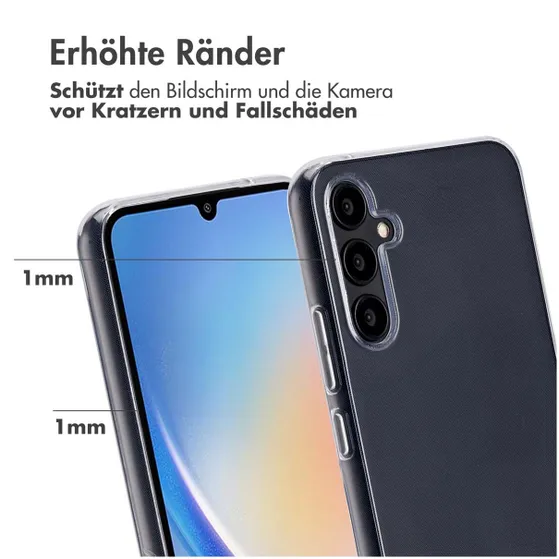 Accezz 100% Recycled Clear Backcover Samsung Galaxy A34 (5G)