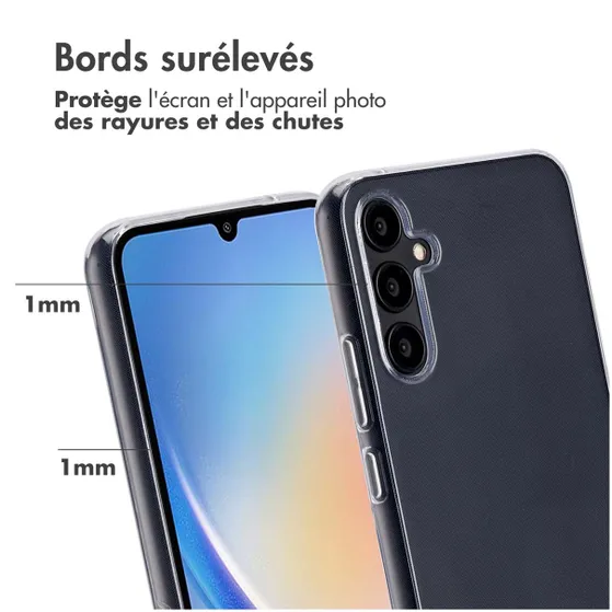 Accezz 100% Recycled Clear Backcover Samsung Galaxy A34 (5G)