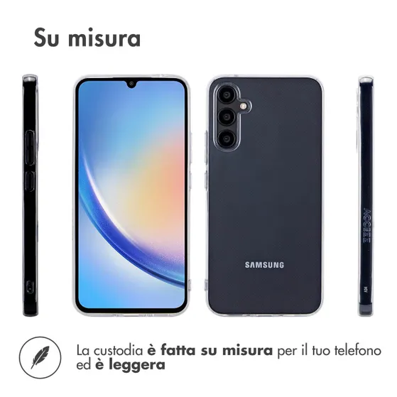 Accezz 100% Recycled Clear Backcover Samsung Galaxy A34 (5G)