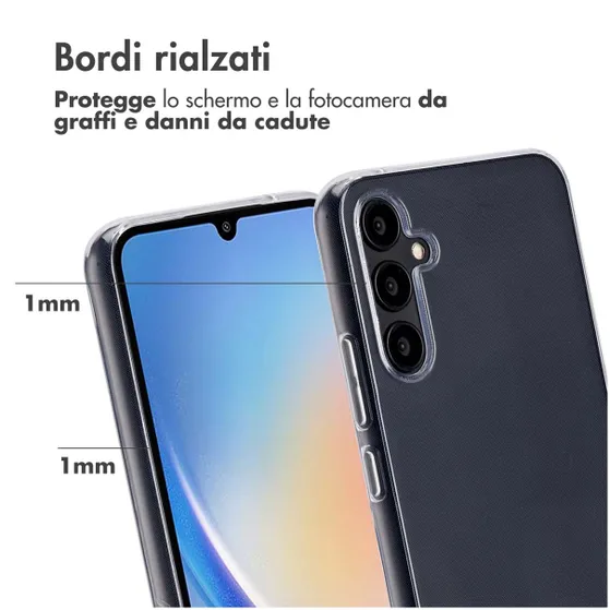 Accezz 100% Recycled Clear Backcover Samsung Galaxy A34 (5G)