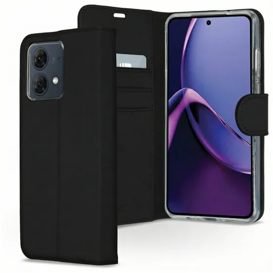 Accezz Wallet Softcase Bookcase Motorola Moto G84 Zwart