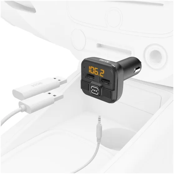 Hama FM-transmitter met AUX-IN + USB-IN