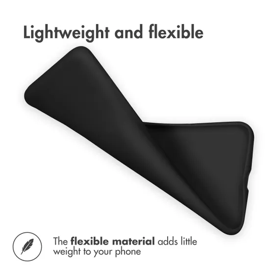 Accezz Color Backcover iPhone 15 Pro Zwart