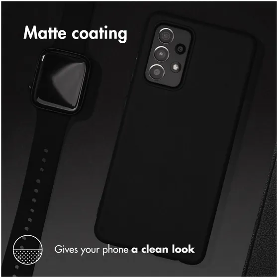 Accezz Color Backcover iPhone 15 Pro Zwart