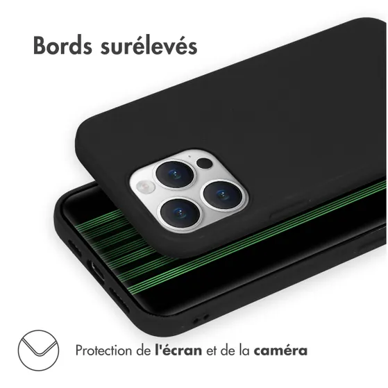 Accezz Color Backcover iPhone 15 Pro Max Zwart