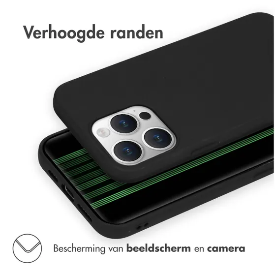 Accezz Color Backcover iPhone 15 Pro Max Zwart