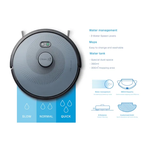Clean Air Optima RVC001GSmart Grijs