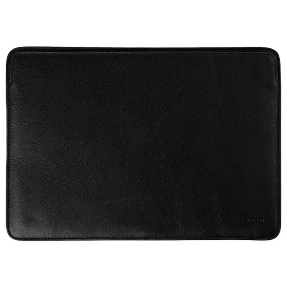 Accezz Leather hoes voor MacBook 14 inch Zwart