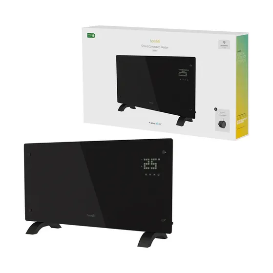 Hombli Smart Convection Heater - 2000W Zwart