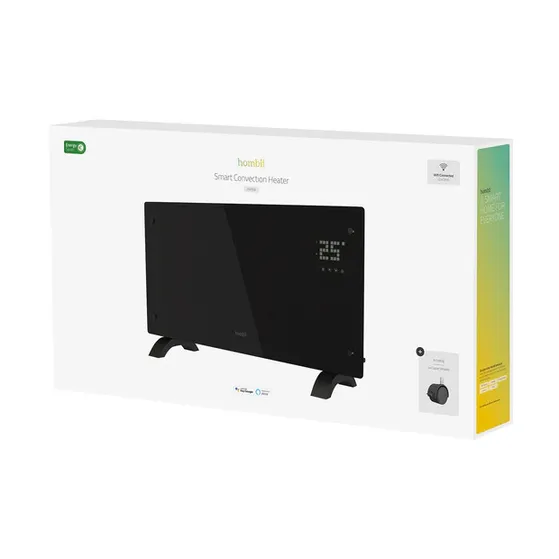 Hombli Smart Convection Heater - 2000W Zwart