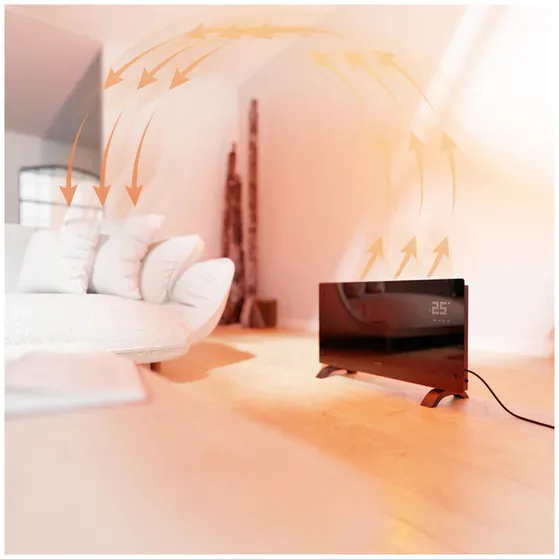 Hombli Smart Convection Heater - 2000W Zwart