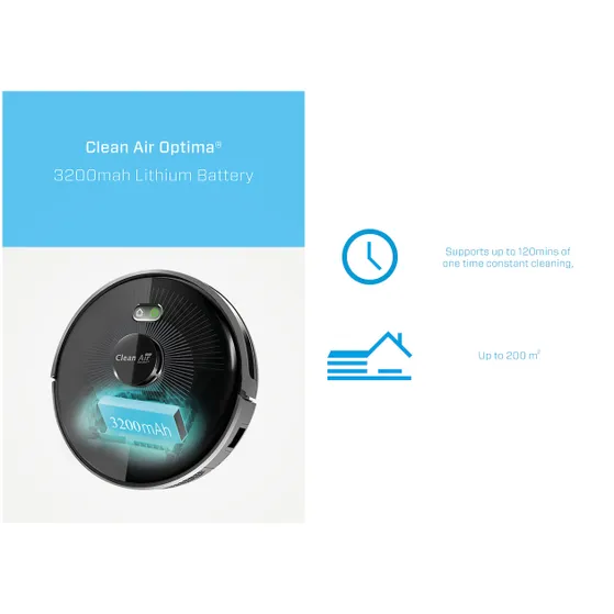 Clean Air Optima RVC002 Smart Zwart/Grijs