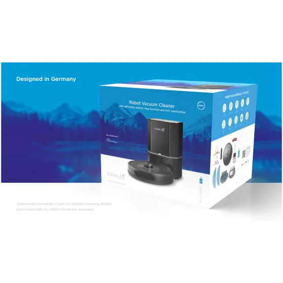 Clean Air Optima RVC002 Smart Zwart/Grijs
