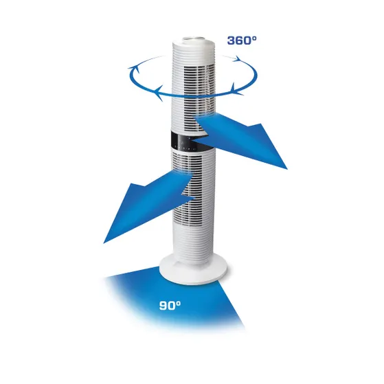 Clean Air Optima CA406W Design Tower Fan Wit