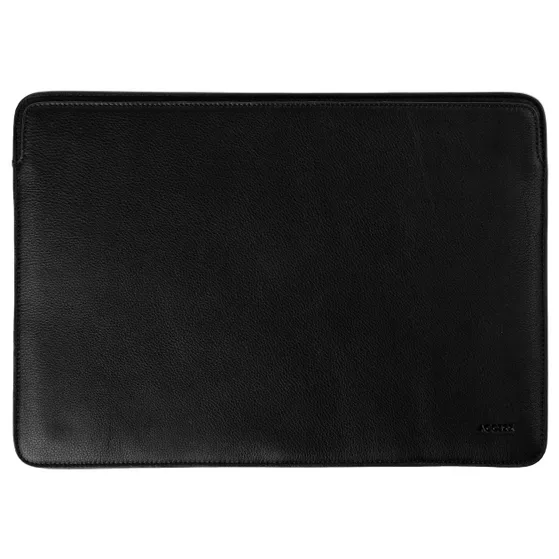 Accezz Leather hoes voor MacBook 15 inch Zwart