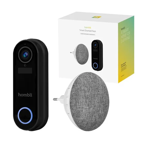 Hombli Smart Doorbell Pack Zwart