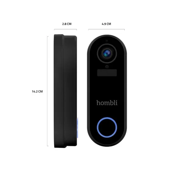 Hombli Smart Doorbell Pack Zwart