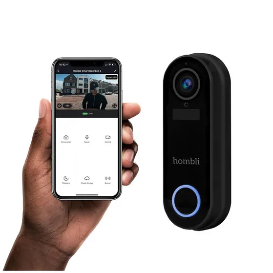 Hombli Smart Doorbell Pack Zwart