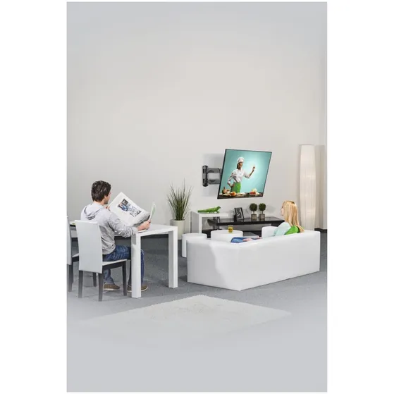 Hama TV Wall Bracket Swivel Tilt Pull-out 122 cm (48) tot 35 kg Zwart