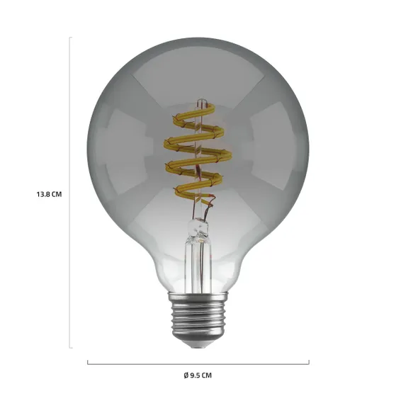 Hombli Smart Filament Bulb CCT E27 G95 Grijs